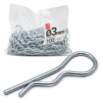 Nonius závlačka spona 100ks