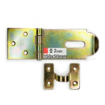 Kloubová petlice 150x50x2 mm žlutě pozinkovaná 1ks.