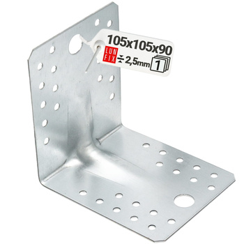 Úhelník s prolisem KP2 105x105x90x2,5 1 ks.