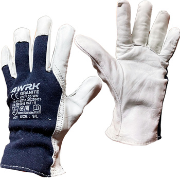 Pracovní rukavice kožené 10 XL 12 párů