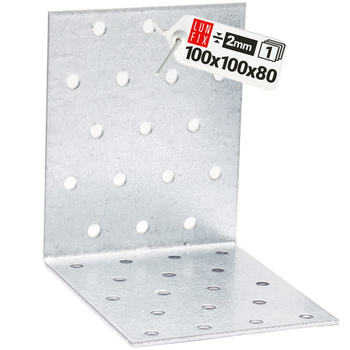 Montážní úhelník 100x100x80x2 KM16 1ks.