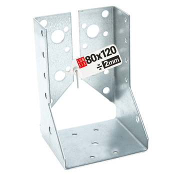 Závěs trámu 80x120x2 mm dělená botka