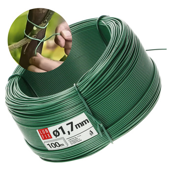 Drát zahradnický 1,7 mm zelený 100m