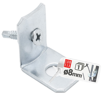 Upevnění napínací tyče pozinkované se šroubem 5,5x19