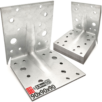 Úhelník s hrotem 90x90x90x2,5 tesařský 10 ks