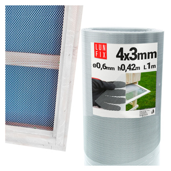 Pletivo na úl galvanizované 4x3mm fi0,6mm h42cm 1mb