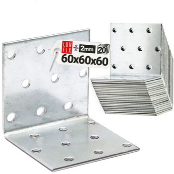 Montážní úhelník 60x60x60x2 20ks.