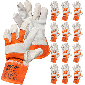 Pracovní rukavice kožené vel. 10 XL 12 párů