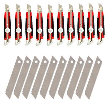 Odlamovací nožík 18mm sada 10ks. + čepele