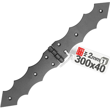 Dekorativní závěs 300x40x2