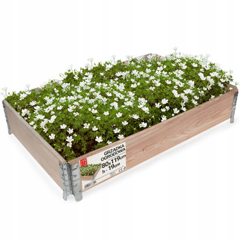 Vyvýšený záhon 120x80x20cm dřevěný