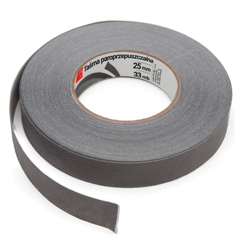 Paropropustná páska 25mm/33mb