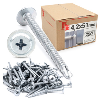 Samovrtný šroub taliřový 4,2x51 na kov 1000ks.