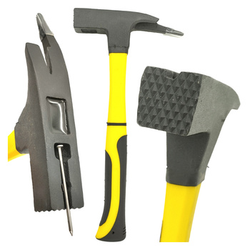 Tesařské kladivo 600 g se sklolaminátovou násadou a magnetickým držákem