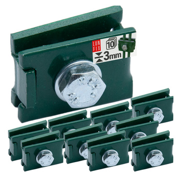 Spojka panelu tzp L 6x20 mm zelená 10ks.