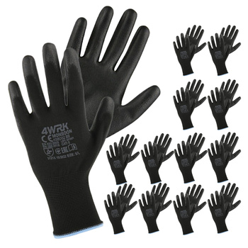 Pracovní rukavice zahradní 8 M 12ks.