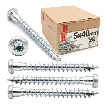 Tesařské vruty ANCHOR pro tesařské spoje 5x40 250ks.