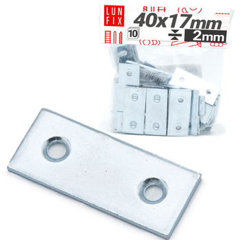 Plochá spojka 40x17x2mm LW1 (10 ks)