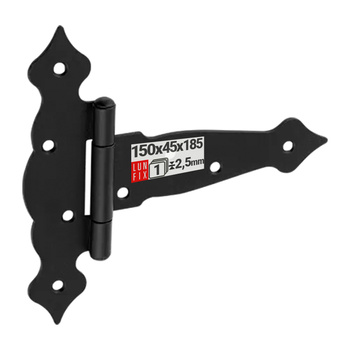 Dekorativní závěs černý 150x185x45x2,5 1ks.