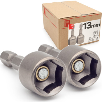 Bit držák pro farmářské šrouby 13 mm 2ks.