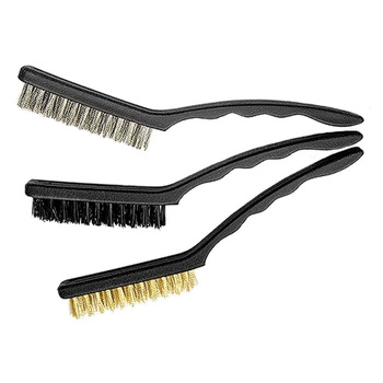 Ruční drátěný kartáč sada velká 3ks.