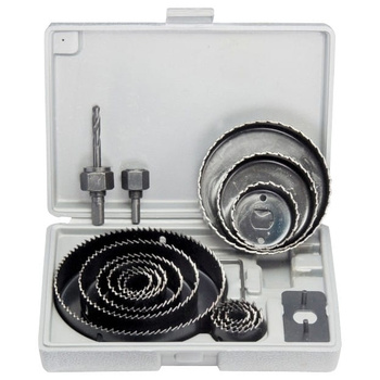 Sada děrovacích pil na dřevo 12 ks fi19-127 mm