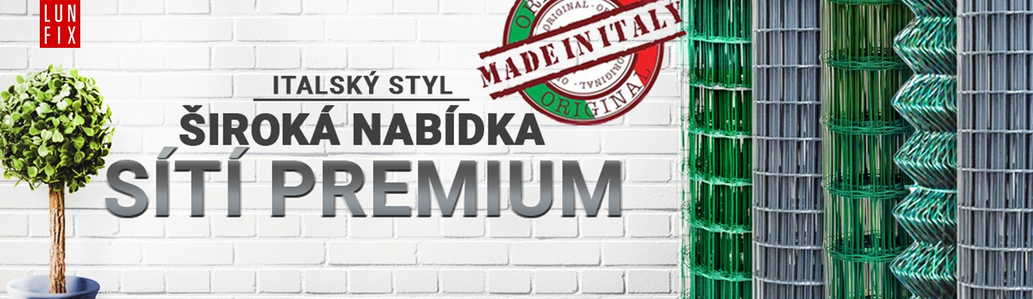 Siatki ogrodzeniowe premium - Lun Fix - Włoski styl Lun Fix
