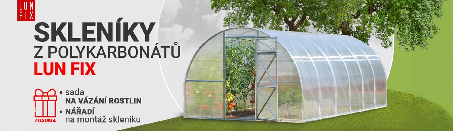 Szklarnie z poliwęglanu Lun Fix GRATIS szklarnie ogrodowe Lun Fix