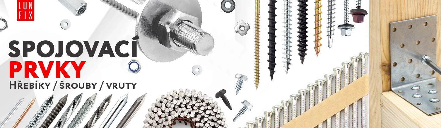 Elementy złączne - gwoździe / śruby / wkręty Lun Fix