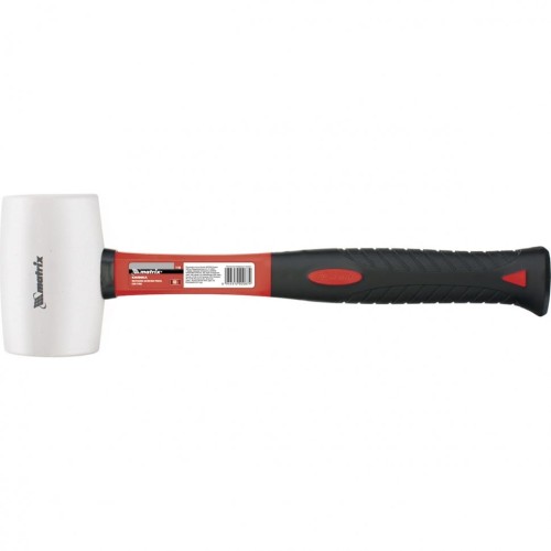 Gumové kladivo na dlažbu 60mm 450g bílé gumové