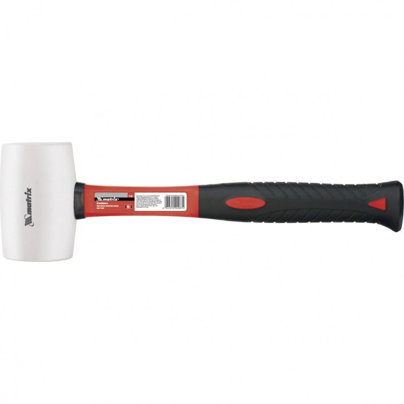 Młotek gumowy brukarski 60mm 450g biały guma