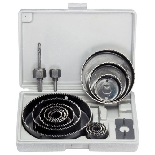 Sada děrovacích pil na dřevo 12 ks fi19-127 mm