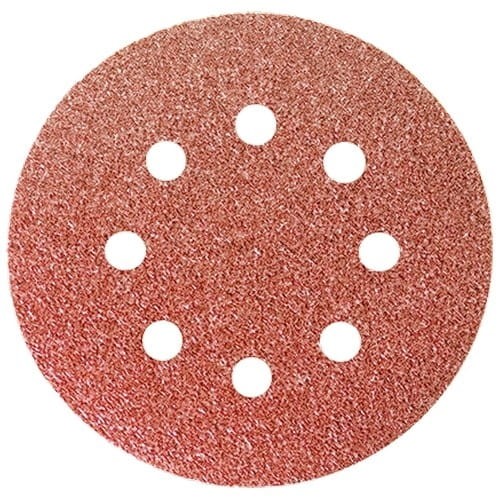 Brusný papírový kotouč se suchým zipem a otvory P180 125mm 5ks.