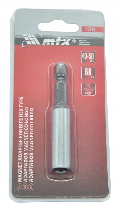 Držák bitů, magnetický nástavec 1/4 "x60mm
