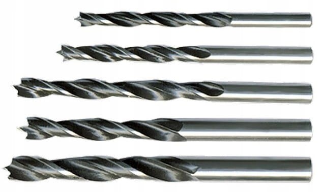 Wiertło do drewna świder zestaw 4-10mm 5 elementów