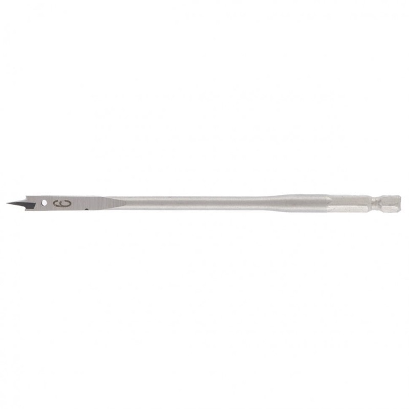 Wiertło łopatkowe do drewna 6mm 6-kąt piórkowe