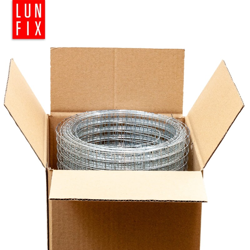 Siatka przeciw gryzoniom 13mm drut 0,8 ocynk h0,5m 1m