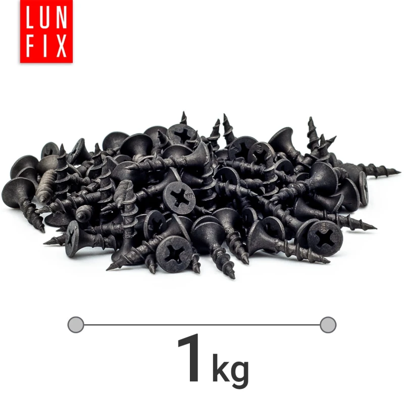 Vruty do sádrokartonu 3,5x35 do dřeva 1kg