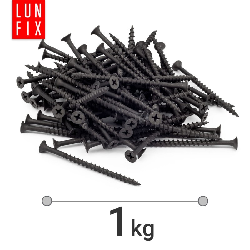Wkręty do płyt gipsowych g-k 4,2x90 do drewna KGD 1kg