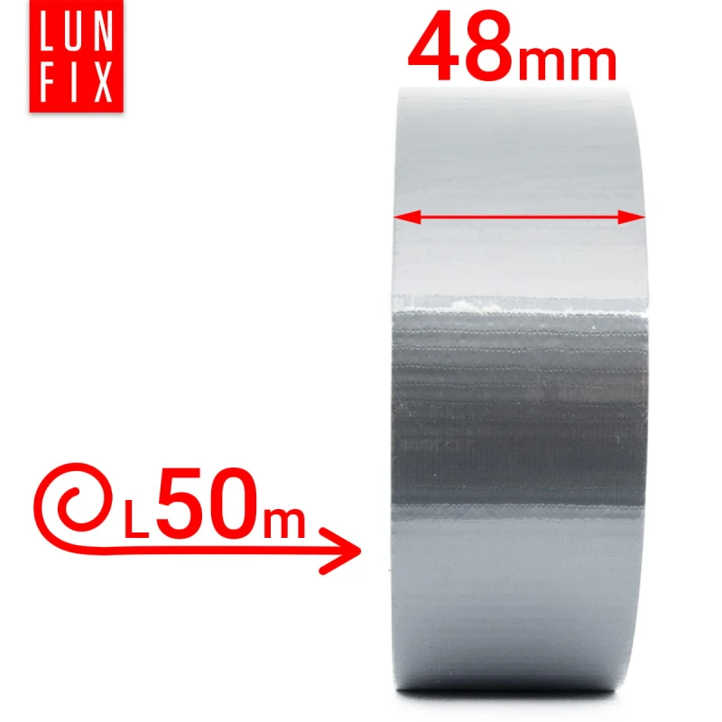 Stříbrná lepicí páska 48 mm/50 m Duct Tape