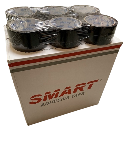 Taśma pakowa czarn akryl Smart 48mm/50m