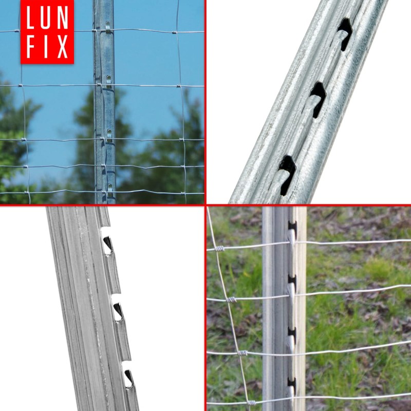 Słupek ogrodzeniowy leśny 200cm 2m