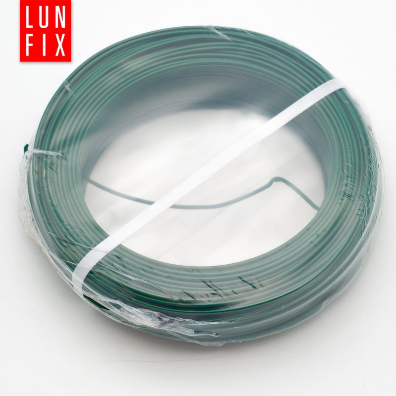 Drut naciągowy do siatki 2.6mm zielony ocynkowany powlekany PCV 100mb