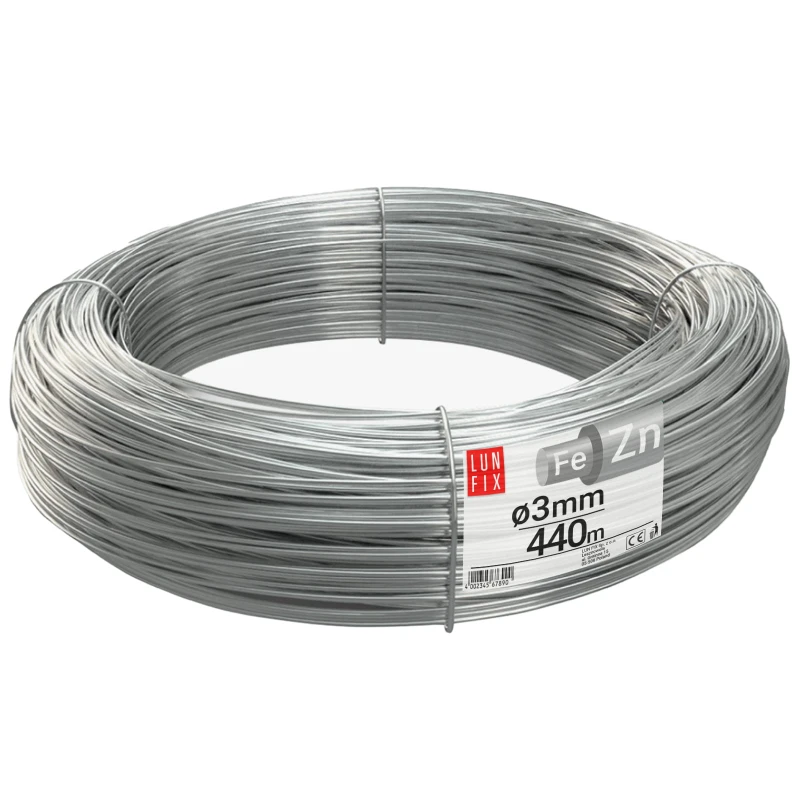 Napínací drát na pletivo pozinkovaný 3mm 440 m