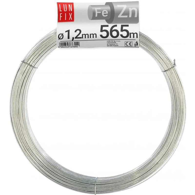 Vázací drát pozinkovaný měkký 1,2mm 5 kg