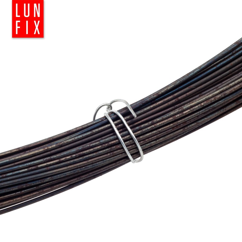 Drut wiązałkowy czarny żarzony (miękki) 1.2mm 25kg