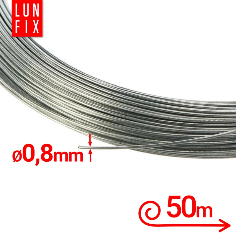 Vázací drát pozinkovaný měkký 0,8 mm 50 m