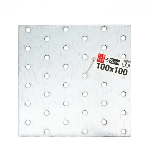 Perforovaná spojovací deska 100x100 1ks.