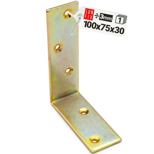 Konstrukční úhelník KB1 100x75x30x3,0 mm