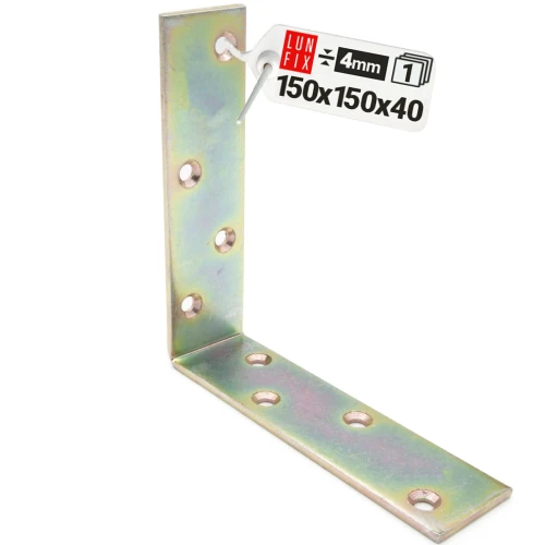 Konstrukční úhelník KB4 150x150x40x4,0 mm